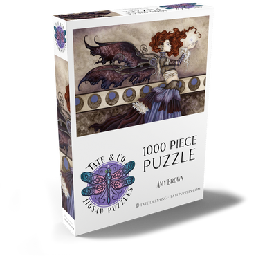 Darstellung des Puzzle Motivs A Singular Wish Fairy – Amy Brown 1000 Puzzle Schachtel Ansicht2