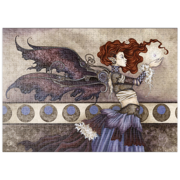 Darstellung des Puzzle Motivs puzzleplate A Singular Wish Fairy – Amy Brown 500 Puzzle