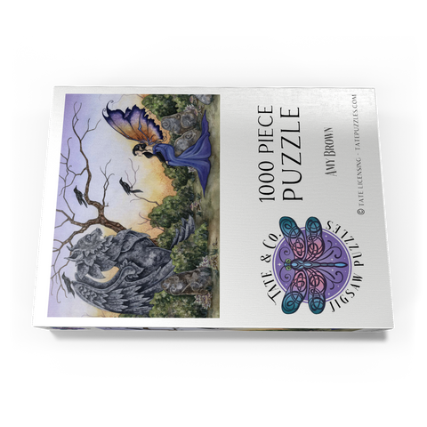 Darstellung des Puzzle Motivs Die Steinwächterfee – Amy Brown The Stone Guardian Fairy – Amy Brown 1000 Puzzle Schachtel Ansicht3