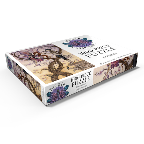 Darstellung des Puzzle Motivs Verlockungen der Romantik – Amy Brown Temptations Romance – Amy Brown 1000 Puzzle Schachtel Ansicht1