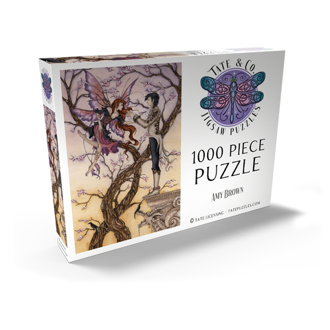 Darstellung des Puzzle Motivs Verlockungen der Romantik – Amy Brown Temptations Romance – Amy Brown 1000 Puzzle Schachtel Ansicht2