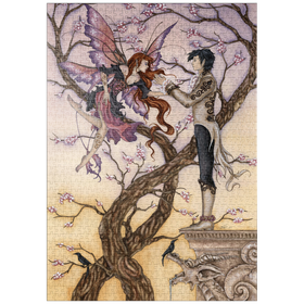 Darstellung des Puzzle Motivs Verlockungen der Romantik – Amy Brown - Puzzleteile: 1000