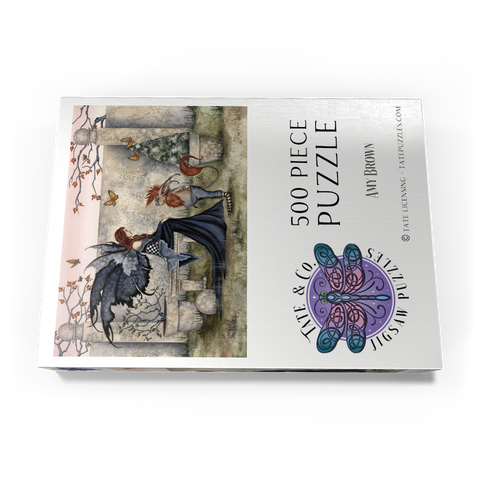 Darstellung des Puzzle Motivs Gossip Fairy – Amy Brown Gossip Fairy – Amy Brown 500 Puzzle Schachtel Ansicht3