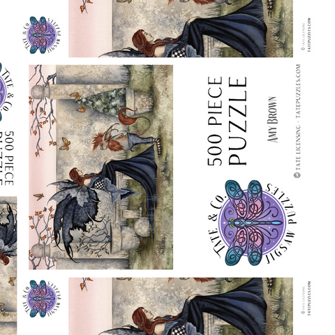 Darstellung des Puzzle Motivs Gossip Fairy – Amy Brown Gossip Fairy – Amy Brown 500 Puzzle Schachtel 3D Modell
