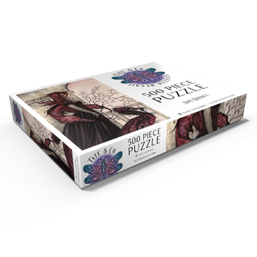 Darstellung des Puzzle Motivs A Faery And Her Pet Dragon – Amy Brown 500 Puzzle Schachtel Ansicht1