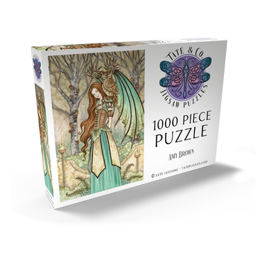 Darstellung des Puzzle Motivs Garden of wisdom Fairy - Amy Brown 1000 Puzzle Schachtel Ansicht2