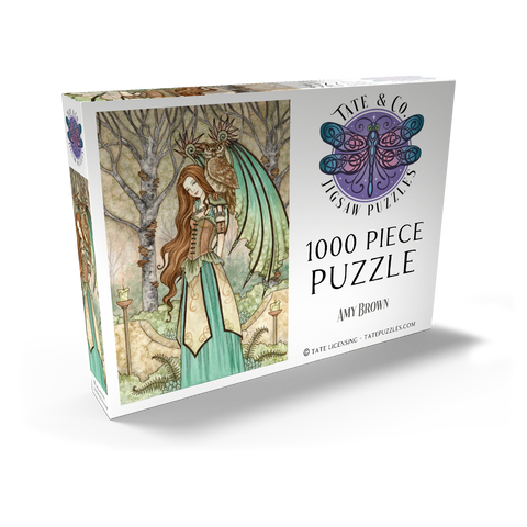 Darstellung des Puzzle Motivs Garden of wisdom Fairy - Amy Brown Garden of wisdom Fairy - Amy Brown 1000 Puzzle Schachtel Ansicht2