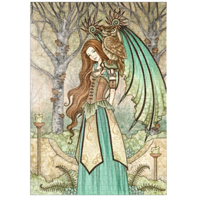 Darstellung des Puzzle-Motivs Garden of wisdom Fairy - Amy Brown – Puzzleteile: 1000
