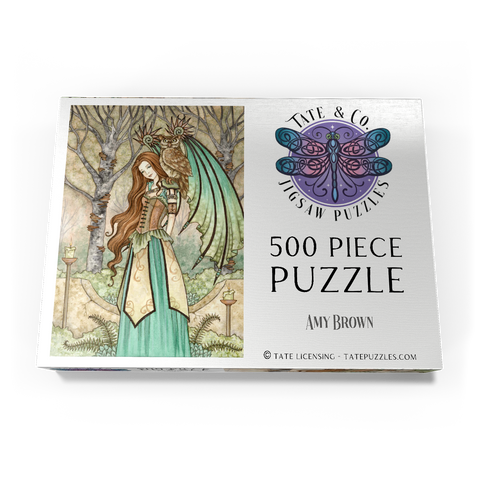 Darstellung des Puzzle Motivs Garden of wisdom Fairy - Amy Brown Garden of wisdom Fairy - Amy Brown 500 Puzzle Schachtel Ansicht3