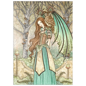 Darstellung des Puzzle Motivs Garden of wisdom Fairy - Amy Brown - Puzzleteile: 500