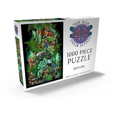 Darstellung des Puzzle Motivs Jade Hollow Babyfuchs - Sheena Pike Jade Hollow Baby Fox - Sheena Pike 1000 Puzzle Schachtel Ansicht2