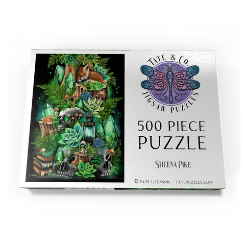 Darstellung des Puzzle Motivs Jade Hollow Babyfuchs - Sheena Pike Jade Hollow Baby Fox - Sheena Pike 500 Puzzle Schachtel Ansicht3