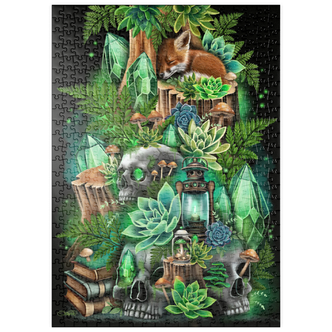 Darstellung des Puzzle Motivs Jade Hollow Babyfuchs - Sheena Pike puzzleplate Jade Hollow Baby Fox - Sheena Pike 500 Puzzle