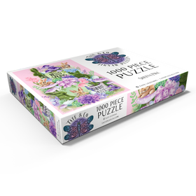 Alternative Darstellung des Puzzle-Motivs Frühlingshase-Ostereierjagd - Sheena Pike – Puzzleteile: 1000