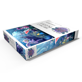 Alternative Darstellung des Puzzle-Motivs Alice im Wunderland & Cheshire-Katze - Anthony Christou – Puzzleteile: 500