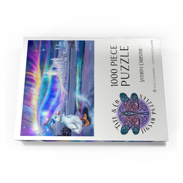 Darstellung des Puzzle Motivs Quacker Jack's Duck Aurora -Anthony Christou 1000 Puzzle Schachtel Ansicht3