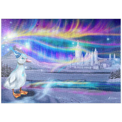 Darstellung des Puzzle Motivs Quacker Jack's Duck Aurora - Anthony Christou puzzleplate Quacker Jack's Duck Aurora -Anthony Christou 1000 Puzzle