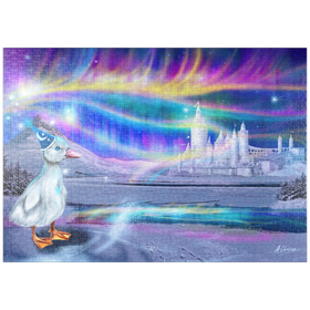Darstellung des Puzzle Motivs Quacker Jack's Duck Aurora - Anthony Christou - Puzzleteile: 1000