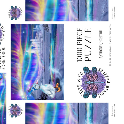 Darstellung des Puzzle Motivs Quacker Jack's Duck Aurora - Anthony Christou Quacker Jack's Duck Aurora -Anthony Christou 1000 Puzzle Schachtel 3D Modell