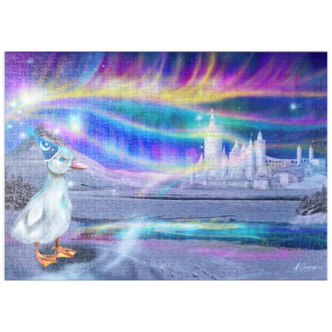Darstellung des Puzzle Motivs Quacker Jack's Duck Aurora - Anthony Christou puzzleplate Quacker Jack's Duck Aurora -Anthony Christou 500 Puzzle
