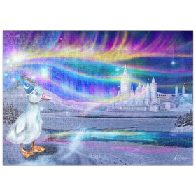 Darstellung des Puzzle Motivs Quacker Jack's Duck Aurora - Anthony Christou - Puzzleteile: 500