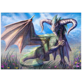 Darstellung des Puzzle-Motivs Stier-Drachen-Tierkreiszeichen - Anthony Christou – Puzzleteile: 1000
