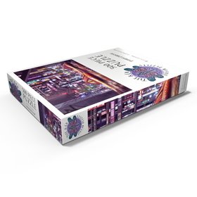 Alternative Darstellung des Puzzle-Motivs Zukunftsvision von Tokio im Cyberpunk-Stil - Anthony Christou – Puzzleteile: 500
