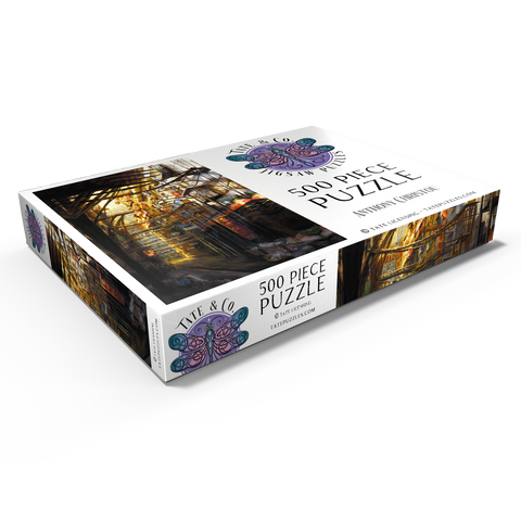Darstellung des Puzzle Motivs Kowloon-China Cyberpunk-Landschaft- Anthony Christou –Kowloon-China Cyberpunk Landscape - Anthony Christou 500 Puzzle Schachtel Ansicht1