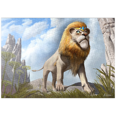 Darstellung des Puzzle Motivs puzzleplate Lions Pride - Anthony Christou 1000 Puzzle