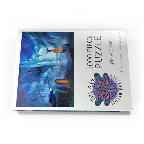 Darstellung des Puzzle Motivs Ozean-Traumlandschaft Nerostrios Landschaft - Anthony Christou Ocean Dreamscape Nerostrios Landscape -Anthony Christou 1000 Puzzle Schachtel Ansicht3