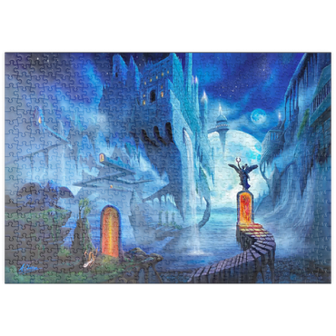 Darstellung des Puzzle Motivs puzzleplate Ocean Dreamscape Nerostrios Landscape -Anthony Christou 500 Puzzle