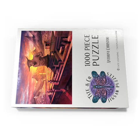 Darstellung des Puzzle Motivs Griechisches Labyrinth von Alithiiria  Mythologie -Anthony Christou Greek Labyrinth of Alithiiria  Mythology -Anthony Christou 1000 Puzzle Schachtel Ansicht3
