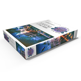 Darstellung des Puzzle Motivs Halloween-Spukhaus - Anthony Christou - Puzzleteile: 1000