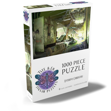 Darstellung des Puzzle Motivs Echoes of Asylum Horror Halloween - Anthony Christou 1000 Puzzle Schachtel Ansicht2