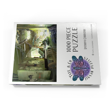 Darstellung des Puzzle Motivs Echoes of Asylum Horror Halloween - Anthony Christou 1000 Puzzle Schachtel Ansicht3