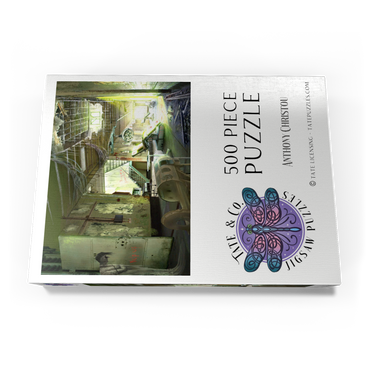 Darstellung des Puzzle Motivs Echoes of Asylum Horror Halloween - Anthony Christou 500 Puzzle Schachtel Ansicht3