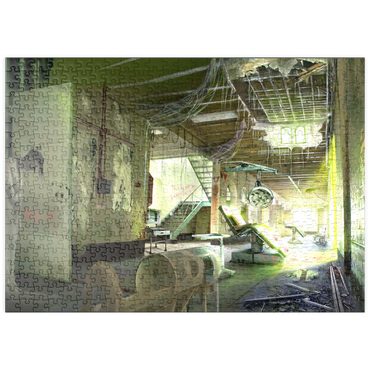 Darstellung des Puzzle Motivs puzzleplate Echoes of Asylum Horror Halloween - Anthony Christou 500 Puzzle