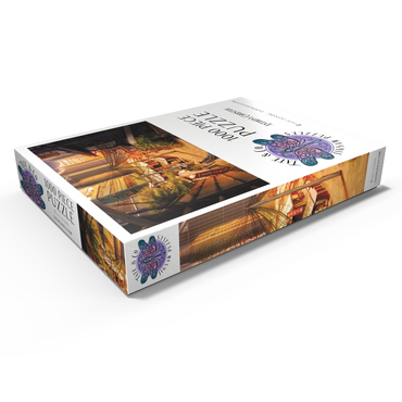 Darstellung des Puzzle Motivs Cyberpunk Tokyo Markets Japan - Anthony Christou 1000 Puzzle Schachtel Ansicht1