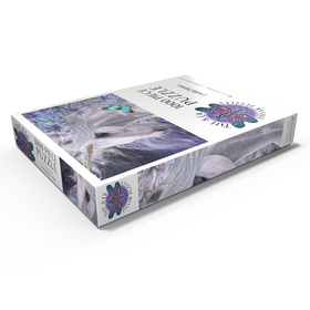 Alternative Darstellung des Puzzle-Motivs Lillicorn Blumen-Einhorn - Laurie Prindle – Puzzleteile: 1000