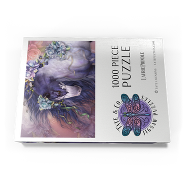 Darstellung des Puzzle Motivs Spring Blossom Horse - Laurie Prindle 1000 Puzzle Schachtel Ansicht3