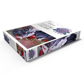 Alternative Darstellung des Puzzle-Motivs Zigeunerrosenpferd - Laurie Prindle – Puzzleteile: 1000