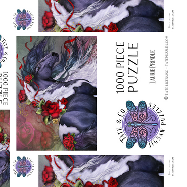 Darstellung des Puzzle Motivs Gypsy Rose Horse - Laurie Prindle 1000 Puzzle Schachtel 3D Modell