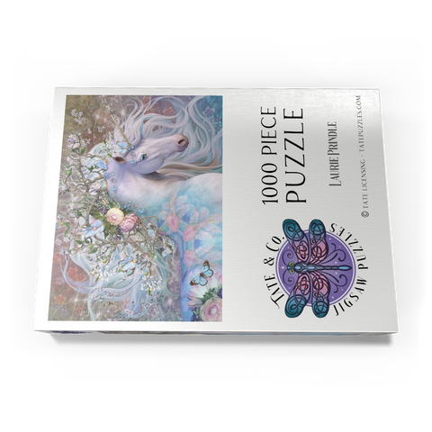 Darstellung des Puzzle Motivs Frühlings-Tagundnachtgleiche Pferd - Laurie Prindle Spring Equinox Horse - Laurie Prindle 1000 Puzzle Schachtel Ansicht3