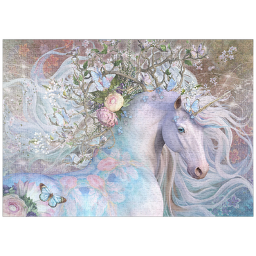 Darstellung des Puzzle Motivs puzzleplate Spring Equinox Horse - Laurie Prindle 1000 Puzzle