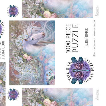 Darstellung des Puzzle Motivs Spring Equinox Horse - Laurie Prindle 1000 Puzzle Schachtel 3D Modell