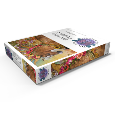 Darstellung des Puzzle Motivs Summer Sunshine Horse - Laurie Prindle 1000 Puzzle Schachtel Ansicht1