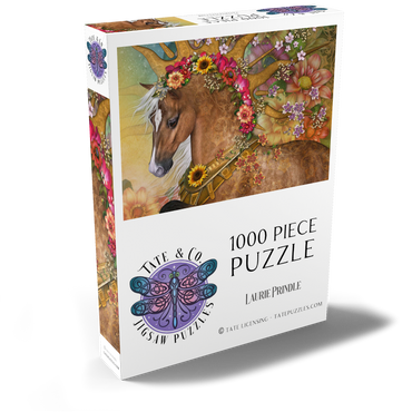 Darstellung des Puzzle Motivs Summer Sunshine Horse - Laurie Prindle 1000 Puzzle Schachtel Ansicht2