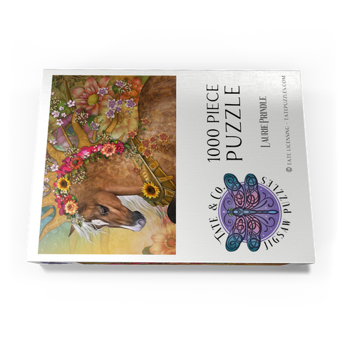 Darstellung des Puzzle Motivs Sommer-Sonnenpferd - Laurie Prindle Summer Sunshine Horse - Laurie Prindle 1000 Puzzle Schachtel Ansicht3
