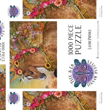 Darstellung des Puzzle Motivs Summer Sunshine Horse - Laurie Prindle 1000 Puzzle Schachtel 3D Modell