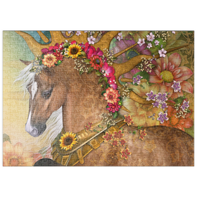 Darstellung des Puzzle Motivs Sommer-Sonnenpferd - Laurie Prindle - Puzzleteile: 500